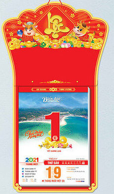 Mẫu Lịch bloc đẹp nhất