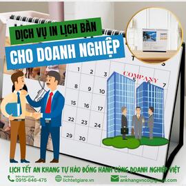 Dịch vụ in lịch bàn 2024 dành cho doanh nghiệp