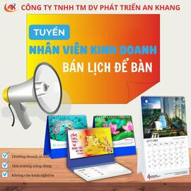 Tuyển nhân viên kinh doanh bán lịch để bàn