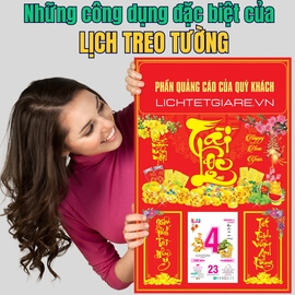 Những công dụng đặc biệt của lịch treo tường 
