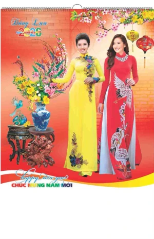 in lich tet Dáng lụa Việt Nam AM25