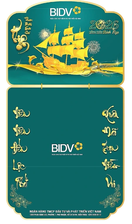 Lịch Treo Tường Ngân Hàng BIDV