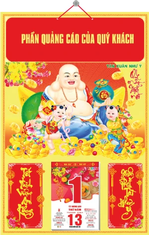 in lich tet Bìa Đại Di Lặc Phát Tài AK28