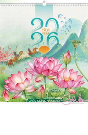 in lich tet Sen Việt AN42