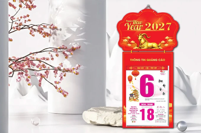 mẫu lịch bloc 2027 được nhiều khách hàng ưu chuộng
