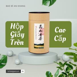 Sản xuất hộp giấy tròn cao cấp theo yêu cầu