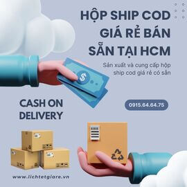 Hộp Ship COD giá rẻ bán sẵn tại HCM
