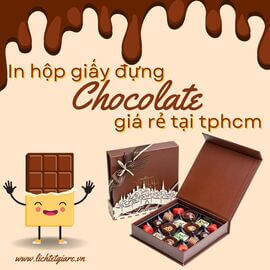 In hộp giấy đựng chocolate giá rẻ tại tphcm