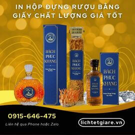 In hộp đựng rượu bằng giấy chất lượng giá tốt