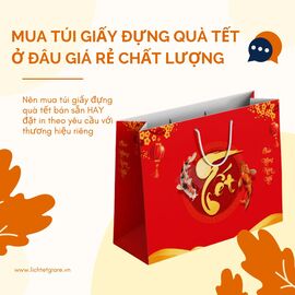 Mua túi giấy đựng quà tết ở đâu giá rẻ chất lượng