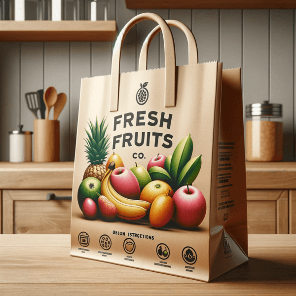 Những lưu ý khi in túi giấy đựng trái cây