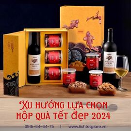 Xu hướng lựa chọn hộp quà tết đẹp 2024