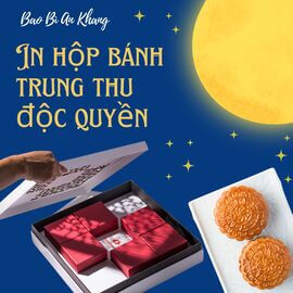 In hộp bánh trung thu độc quyền mọi số lượng