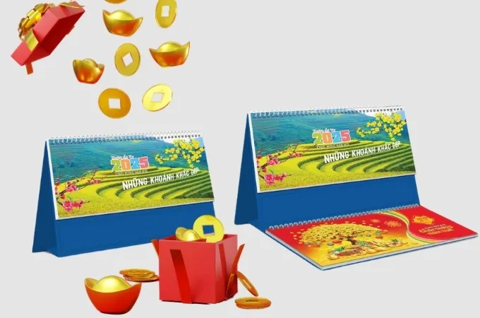 In lịch tết tại Bình Định