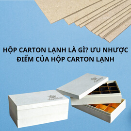 Hộp carton lạnh là gì? Ưu nhược điểm của hộp carton lạnh