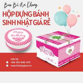 Hộp đựng bánh sinh nhật giá rẻ