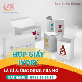 Hộp giấy Ivory là gì và ứng dụng của nó