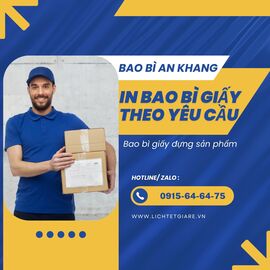 In bao bì giấy theo yêu cầu tại Hồ Chí Minh
