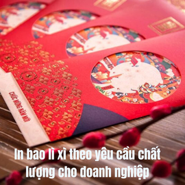 In bao lì xì theo yêu cầu chất lượng cho doanh nghiệp