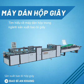 Máy dán hộp giấy