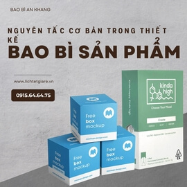 Những nguyên tắc cơ bản trong thiết kế bao bì sản phẩm