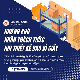 Những khó khăn thách thức khi thiết kế bao bì giấy