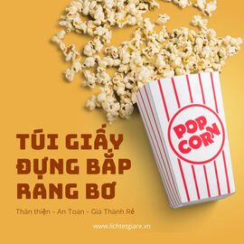 Túi giấy đựng bắp rang bơ