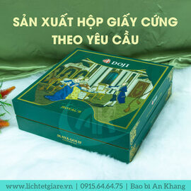 Sản xuất hộp giấy cứng theo yêu cầu