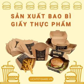 Sản xuất bao bì giấy thực phẩm