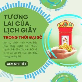 Tương lai của lịch giấy trong thời đại số