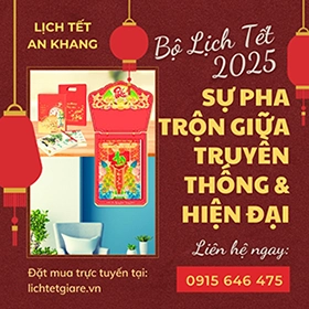 bộ lịch tết 2025