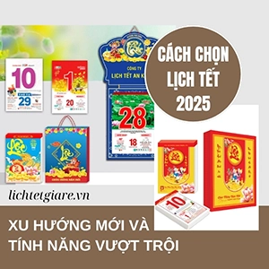 Cách chọn lịch tết