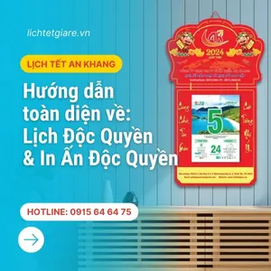 Hướng dẫn Toàn diện về Lịch Độc Quyền và In Ấn Độc Quyền: Tăng Cường Thương Hiệu và Sự Khác Biệt
