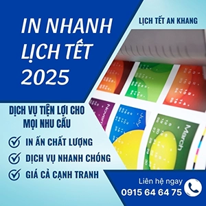 in nhanh lịch tết 2025