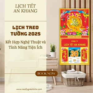 Lịch treo tường 2025
