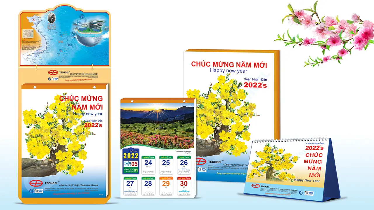 lịch độc quyền 2025 mẫu biển đảo 