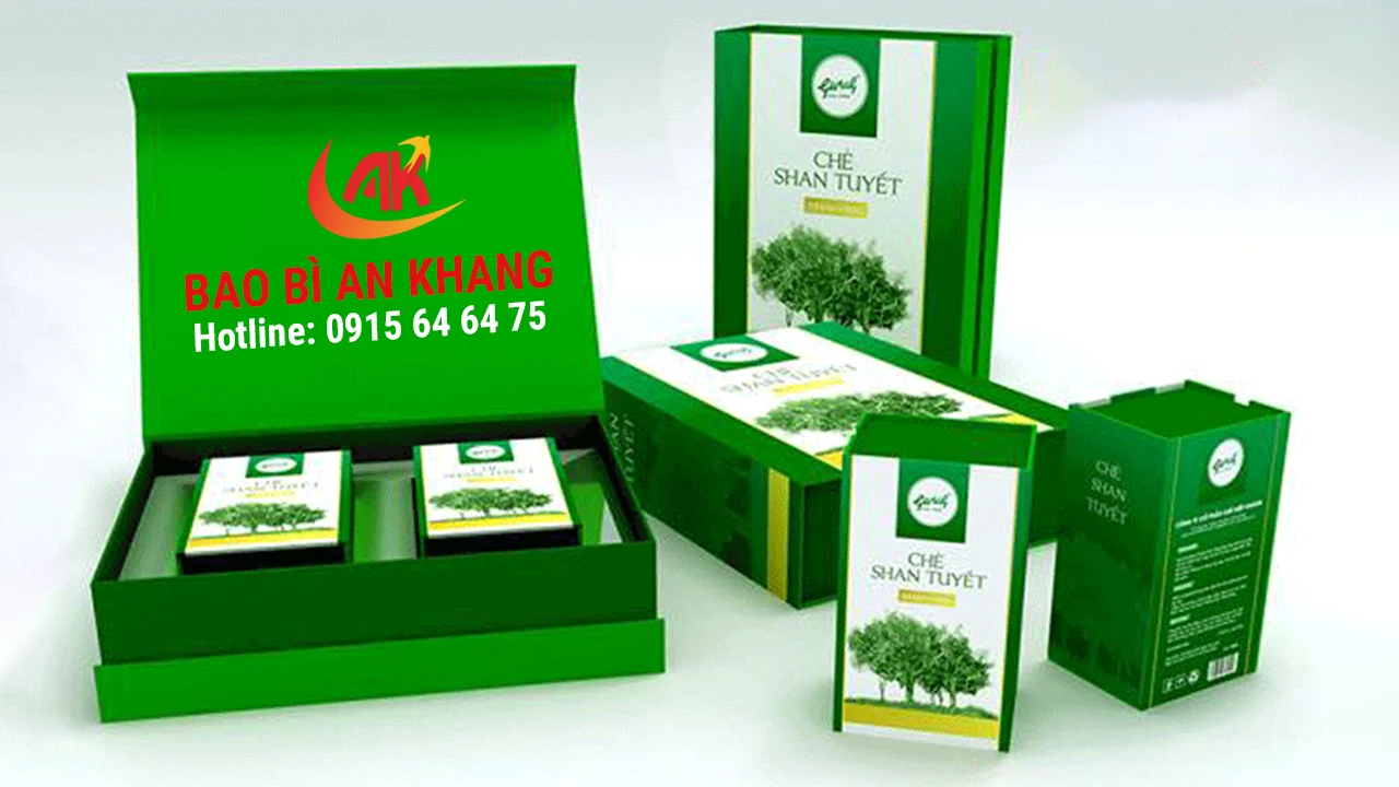 hộp trà kết hợp phong thuỷ