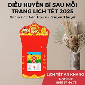 điều huyền bí sao mỗi trang lịch tết