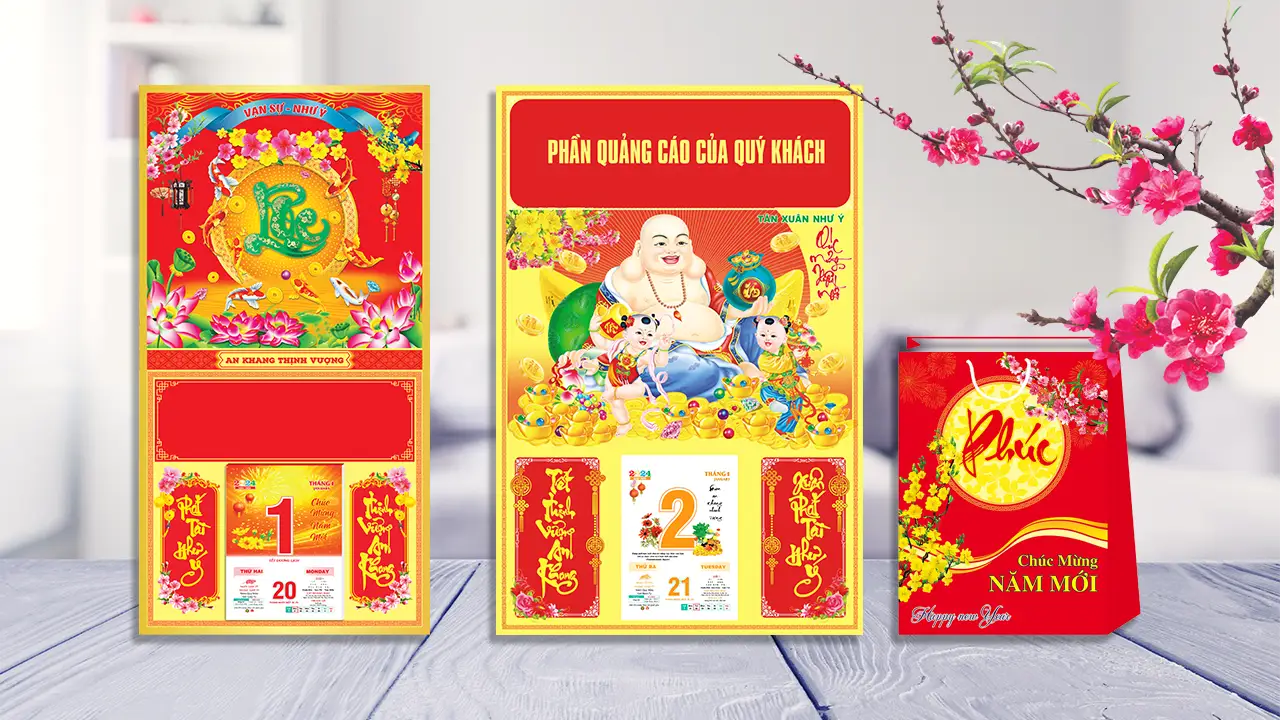 Xu hướng in lịch tết 2025