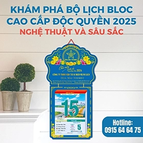 lịch bloc độc quyền cao cấp