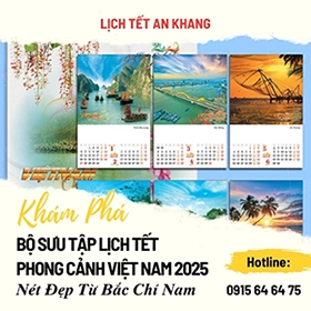 khảm phá bộ sưu tập lịch tết từ bắc chí nam
