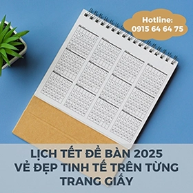 lịch để bàn 2025