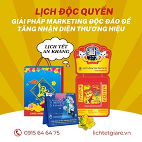 lịch độc quyền giải pháp marketting thương hiệu