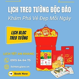Lịch Treo Tường Độc Đáo - Khám Phá Vẻ Đẹp Mỗi Ngày