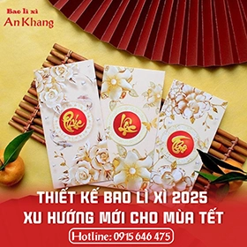 Thiết Kế Bao Lì Xì 2025: Xu Hướng Mới Cho Mùa Tết 