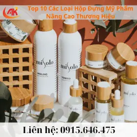 Top 10 Các Loại Hộp Đựng Mỹ Phẩm Nâng Cao Thương Hiệu