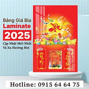Bảng Giá Bìa Laminate 2025: Cập Nhật Mới Nhất Và Xu Hướng Hot