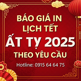 Báo Giá In Lịch Tết Theo Yêu Cầu Với Thiết Kế Riêng