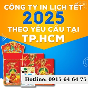 Công ty in lịch tết 2025 theo yêu cầu Tại TP HCM