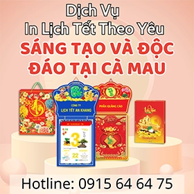 Dịch vụ In lịch Tết 2025 theo yêu cầu - Sáng tạo và Độc đáo tại Cà Mau